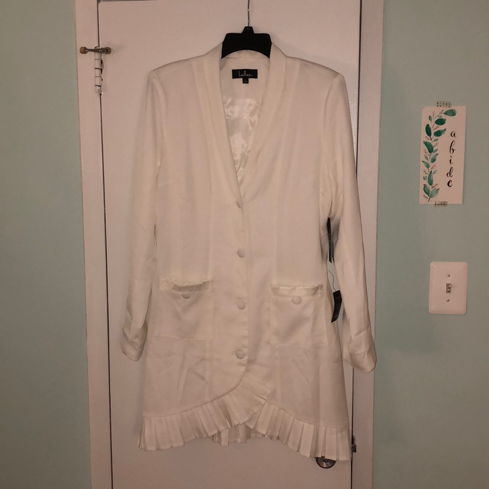 Lulus White Blazer Mini Dress